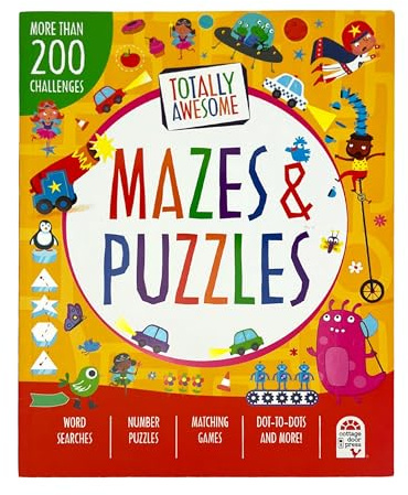 Totally Awesome Mazes and Puzzles: Over 200 Brain-bending Challenges