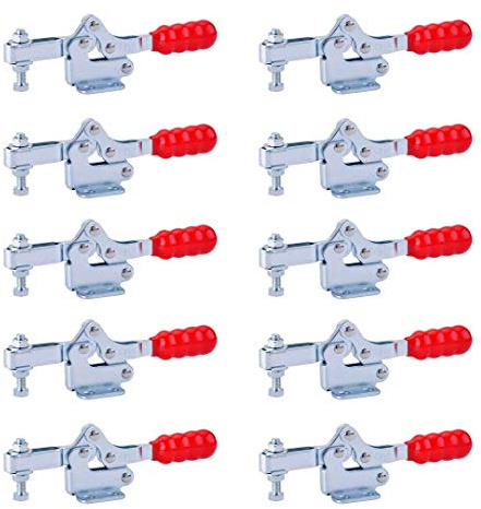 (10 Pack) 150LB FLNG BASE U-BAR LOW PROFILE HORIZONTAL TOGGLE CLAMP