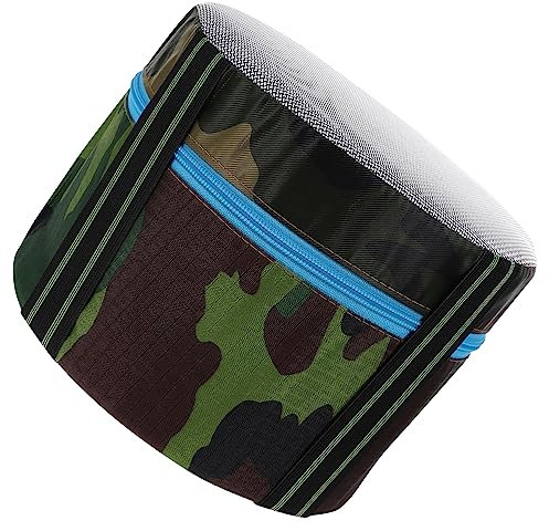 SEWOART Portable Camping Hocker Aus Schaumstoff Tragbar Und Vielseitig Einsetzbar Für Gartenarbeit Angeln Und Freizeit Mit Camouflage-sitzfläche Und Handytasche
