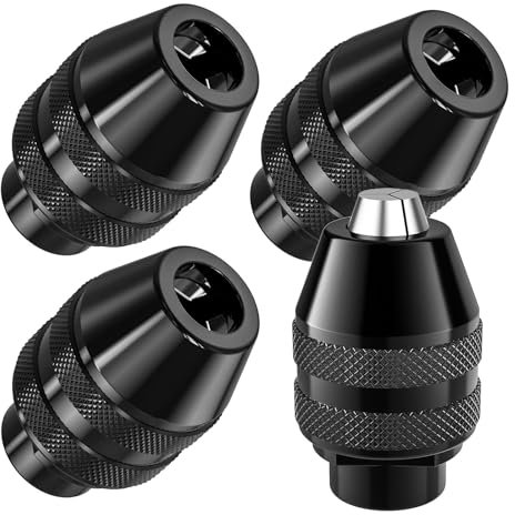 QINGYIWL 4 Pezzi 4486 Mandrino per Dremel, Mandrino Autoserrante per Dremel Utensile Rotativo 1/32-1/8, Mandrino Trapano per Dremel 4000,3000,400,398,395,300,200,285,8200,800, ecc