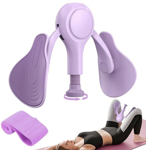 TINRIEF Upgraded Thigh Trainer, Adjustable Inner Thigh Exerciser, Kegel Pelvic Floor Exercise Devices Muscle Trainer for Women, Leg Toner Trainer, Workout Equipment for Glutes Arms and Core