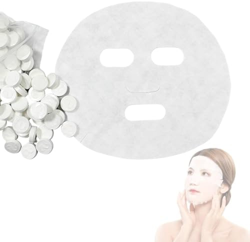 35 Maschere Viso Compresse, maschere per il viso fai da te, pocket mask, mascher vis in tessuto, per la cura della pelle quotidiana e i viaggi