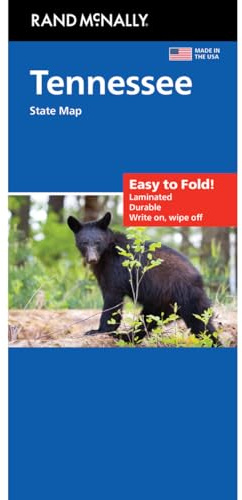 Rand McNally Easy to Fold: Tennessee State Laminated Map