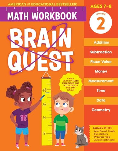 Brain Quest Math Workbook, Grade 2: 2nd Grade