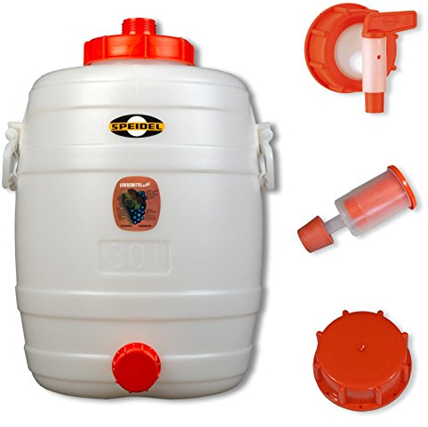 Speidel Getränkefass Verschiedene Größen mit oder ohne Zubehör (30L rund, mit Zubehör)