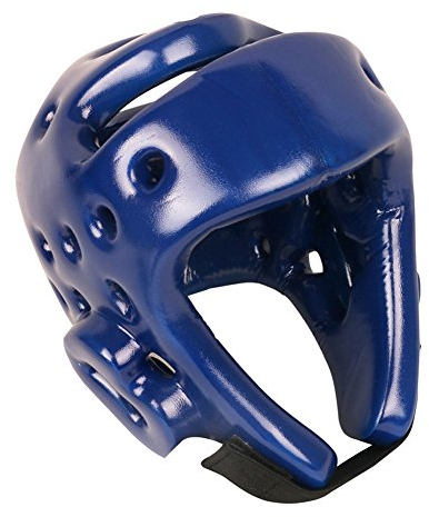 AchidistviQ Kopfschutz für Boxen, Training, Kampfsport, Kick-Sparring, Kopfschutz M blau