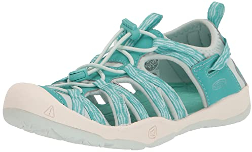 KEEN Unisex Kinder Moxie Sandalen, Waterfall Blue Glass, 34 EU