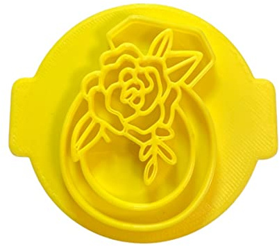 The Cookie Cutter Hub Ringpräglare nr 121/stämpel för cupcakes fondant glasyrlera tårta bakning dekoration