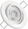 Rolux LED Einbaustrahler IP20 Alina 12V COB 5W Weiß 5 Stück Einbauleuchte 3000K Warmweiß Deckenspot