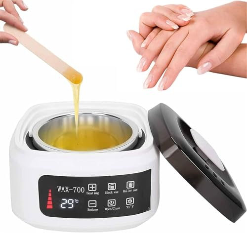 HEAXIY Bagno di Cera di Paraffina, Scaldacera di Paraffina Professionale, Touchscreen con Temperatura Regolabile, Scaldacera di Paraffina per Il Trattamento della Pelle di Donne e Uomini
