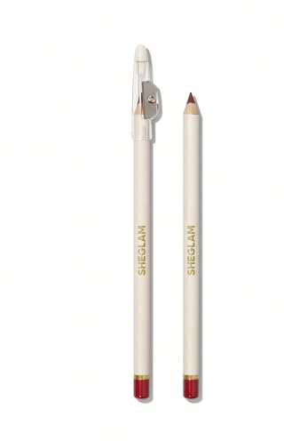 SHEGLAM Lip Facts Lip Liner Highly-Pigmented Pencil For Shaping & Sculpting Lips Long-Lasting Creamy Make Up-City Nights