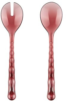 Guzzini - Vanity, Couverts Salade, Mauve, en Bio-Based San et Bio-Based SMMA - Terre