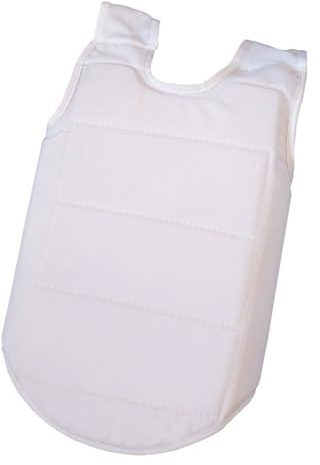 MURYE Protector de pecho ajustable de karate, protector de taekwondo para niños de 6 a 12 años, kickboxing, artes marciales, protector de pecho de poliéster