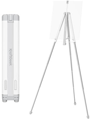 KraftGeek Easel Stand for Painting, 65'' Portable Folding Plein Air Easel
