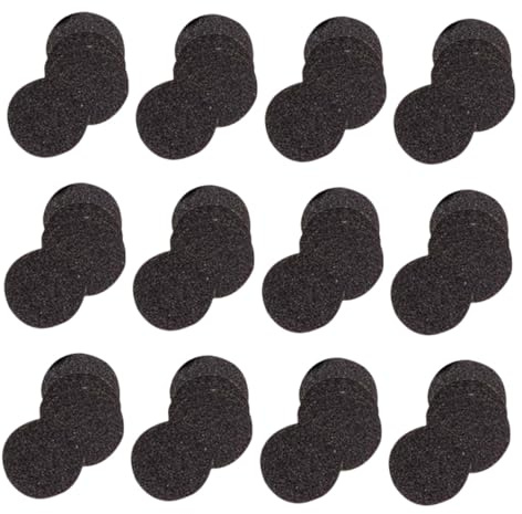 LALADEFIEE 100pcs Electric Foot File Replacement Sanding Discs for Dead Skin Removal Fine Grit Sandpaper Refills for Pedicure Callus Remover Nail Edge Smoothing and Care