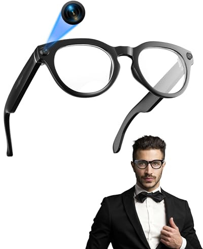 kttung AI Smart Glasses with Camera, 1080P Video Recording, 8MP Camera Glasses, Real Time Translation & Voice Assistant, Open-Ear Bluetooth Audio for Vlogging, Travel and Meetings