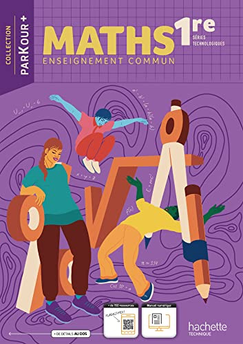 Cahier de Maths 1re séries technologiques enseignement commun - Livre élève - Éd. 2023