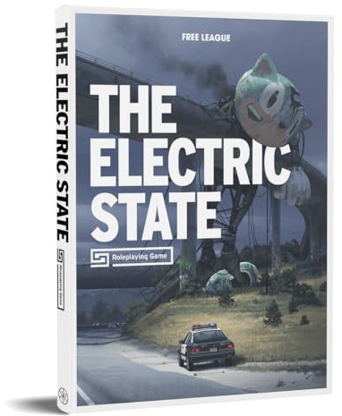 Free League Publishing The Electric State RPG Core Rulebook Tabletop Roleplaying Game for Adults, Family, Teens 14+
