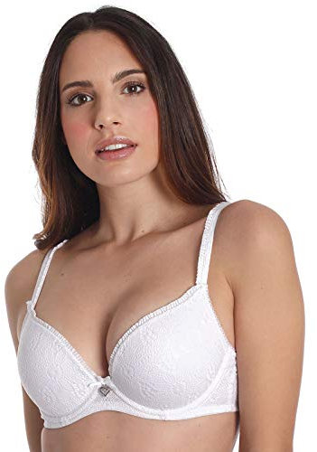 Sassa Damen Push-Up-BH, Weiß, 90A