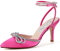 Duosheng & Elegant HC2302 Hot Pink Pumps High Heel Sexy Geschlossene Sandalen Damen Sommer Slingpumps Damen für Party Abendschuhe Hochzeitsschuhe Brautschuhe Gr. 38