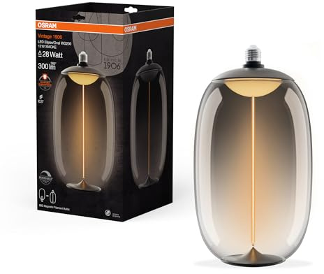 OSRAM Vintage 1906 Big Elipse Oval är en dimbar LED-lampa gjord av plast | , LED Lamps, 200.00 Millimetres dia, , 1-Pack