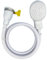 Buaak Shower Attachment for Bath Tap, Shower Hose for Bath Taps Spray, 1.3M White Single Shower Sink Hose with Fit Clamp, Portable Bath Tap Shower Attachment for Pet Dog Cat