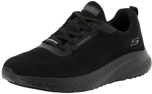 Skechers Squad Chaos SR Parley - Scarpe mediche da Uomo, Tessuto Sintetico Nero, 48.5 EU