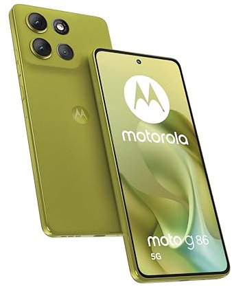 Motorola Moto G86 (8/256 GB, Camera 50 MP + Flicker Protection Sensor, Display 6.67 Inch POLED 120 Hz, Battery 5200 mAh, MediaTek Dimensity 7300, Android 15), Golden Cypress