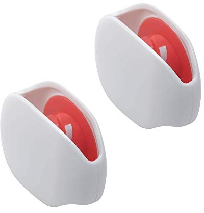 POFET 2 Stück Automatisches Kabel Draht Organizer Spulenwickler Smart Wrap Kopfhörer Spulenwickel In-Ear-Headset Intelligente Aufbewahrungsbox Kopfhörerhalter Verwicklungsfreier tragbarer Manager