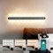 SUCIKORIO Lange LED Wandleuchte Innen 100cm, 40W LED Wandlampe Modern 3000K-6500K Dimmbar 5%-100% Schwarz 230V Flurlampe Wand mit Fernbedienung & APP Mit Scheinwerfer für Schlafzimmer, Wohnzimmer