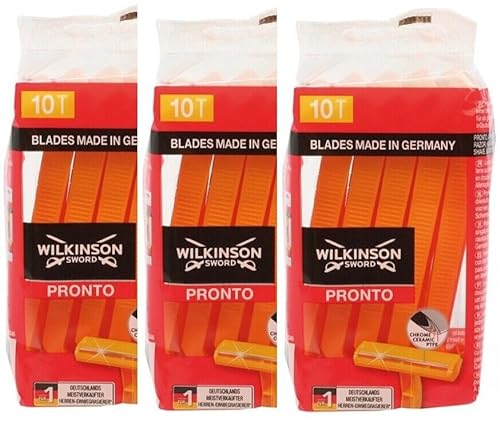 30 x Wilkinson Pronto Einwegrasierer * 3 x 10 Stück * Herren