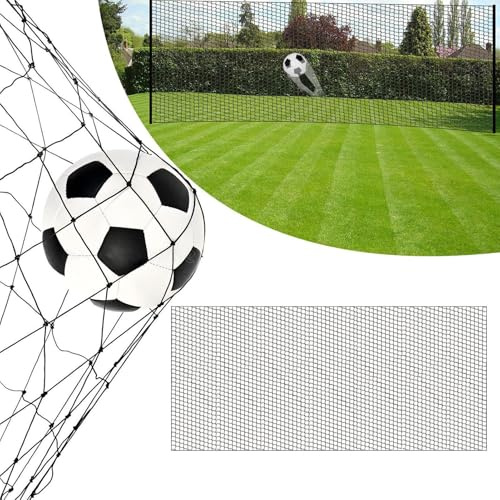 Fußballnetz Zum Schutz Vor Dem Überspringen Von Bällen – 6,4 M, 8,8 M, Fußball-Fangnetz, Ballsport-Trainingsnetz Barriere, Wetterfestes Nylon-Trainingsnetz Für Ballsportarten Für Garten, Spielplatz