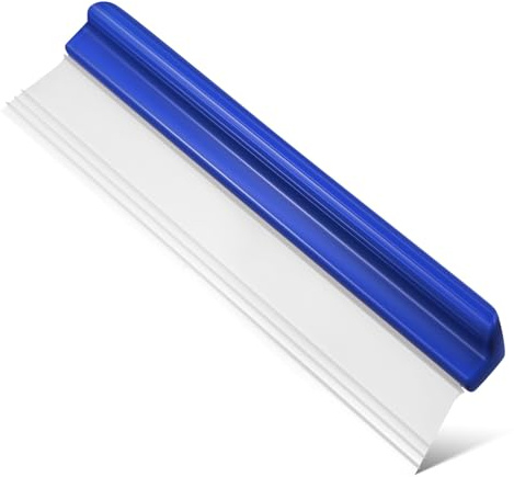 MOTHNUR Spatola per Vetri Auto Blu Scuro Tergivetro Portatile Ergonomico Antiscivolo Raschia Acqua senza Aloni per Parabrezza e Finestre Resistente e Delicato su Superfici Fragili