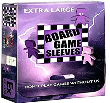 Arcane Tinman ART10427 Board Game Sleeves: Extra Large (Non-Glare) 65x100mm Card, Clear