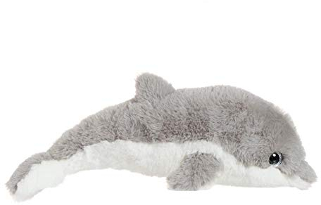Apricot Lamb Jouet Peluche Dauphin Gris rempli d'animaux câlins Doux Fille Parfaite garçon (Dauphin Gris, 30 cm)