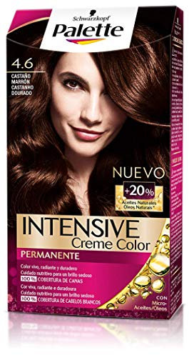 Schwarzkopf Palette Intense - tonalità 4.6 Castano Marrone - 2 Pezzi - Colorazione Permanente