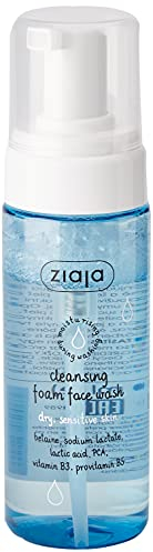 Ziaja Limpiador Facial En Espuma, Para Pieles Secas, Blanca, 150 Mililitro