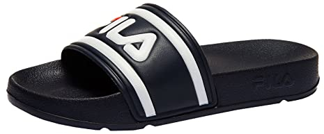 FILA Damen Badeschuhe Badelatschen Badeschlappen Slipper Morro Bay III, Farbe:Blau, Artikel:-50005 Dress Blues, Schuhgröße:EUR 39