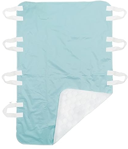 Bed Pads for Incontinence Washable Positioning Bed Pad with 8 Handles Washable Reusable Incontinence Mattress Protector Waterproof Bed Pads Incontinence Uderpads for Bedridden Elderly 52” x 36” (1)
