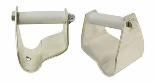 Showman 2 1/2 Polished Aluminum Saddle Stirrup Correctors