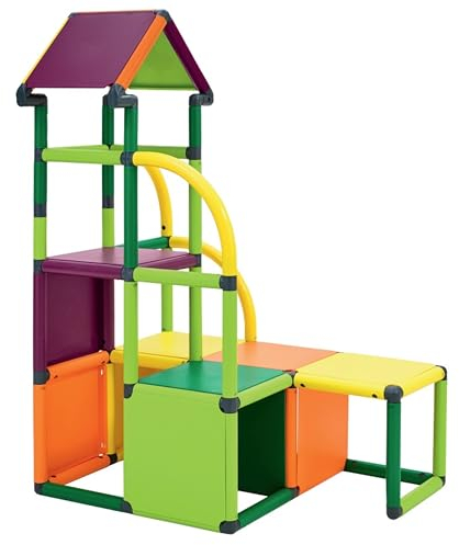 move and stic - Torre de escalada Cara Torre de juego para habitación infantil, sala de juegos o jardín,