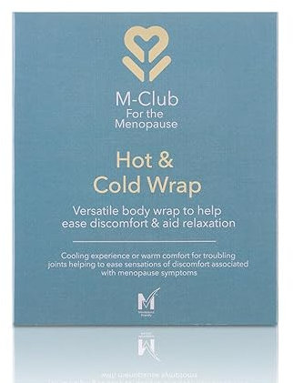 M-Club Menopause Cooling Wrap – Reusable Neck & Shoulder Cold Pack for Hot Flush Relief, Migraines & Joint Pain – Hot & Cold Wrap – Freezer & Microwave Safe