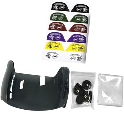 KQFCAZRE Visière de Football Américain, Visière de Rugby, Facile à Installer, Adaptée Au Port de Lunettes, pour Casques de Football Américain Enfants, Masque F, Noir