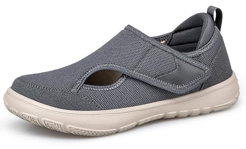 Zapatillas Diabéticos Hombre Mujer Extra Anchas | Ligeras, Ortopédica, Sandalias de rehabilitación, Artritis Edema, Ajustables