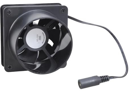 PEPWE Ventilador de escape silencioso de 8 cm, extractor de conductos silencioso, ventilador de ventilación de escape, ventilador de escape para el hogar, gallineros, cocina, baño