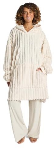 OHS Blanket Hoodie, Mothers Day Gifts Super Soft Warm Cosy Ribbed Fleece Oversized Hoodie Women Wearable Blanket Hooded Snoodie Giant Sweatshirt Gifts for Women Adults Men Teens Big Pocket, Maroon