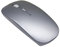 Azmall Ratón inalámbrico, Ratón Recargable con Clic silencioso, ratón de Juego inalámbrico portátil de Moda, Bluetooth Mouse para macbook, computadora portátil, Escritorio - Gray