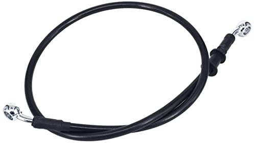 Tubo Freno Moto 150cm,Tubo Freno Anteriore Posteriore Cavo Freno Idraulico Frizione Con Guaina Rinforzata per Pit Bike Dirt Bike Enduro Motocross ATV Quad-Nero