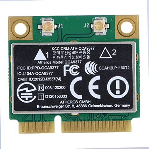 ASHATA Tarjeta de Red de Doble Banda, Tarjeta de Red 2.4G / 5Ghz 433Mbps WiFi Mini Tarjeta inalámbrica PCI-E para 7/10, para computadora de Escritorio, computadora portátil
