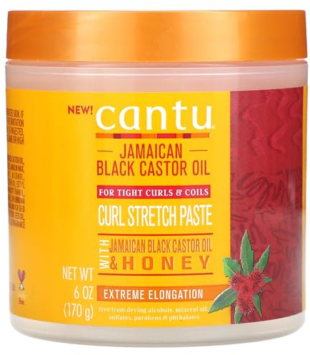 CANTU Jamaican Black Castrol Oil Curl Stretch Paste with Honey 6 oz Nill
